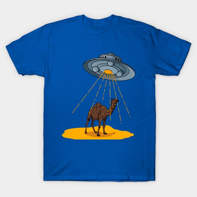 Camel Abduction T-Shirt by Harley Warren